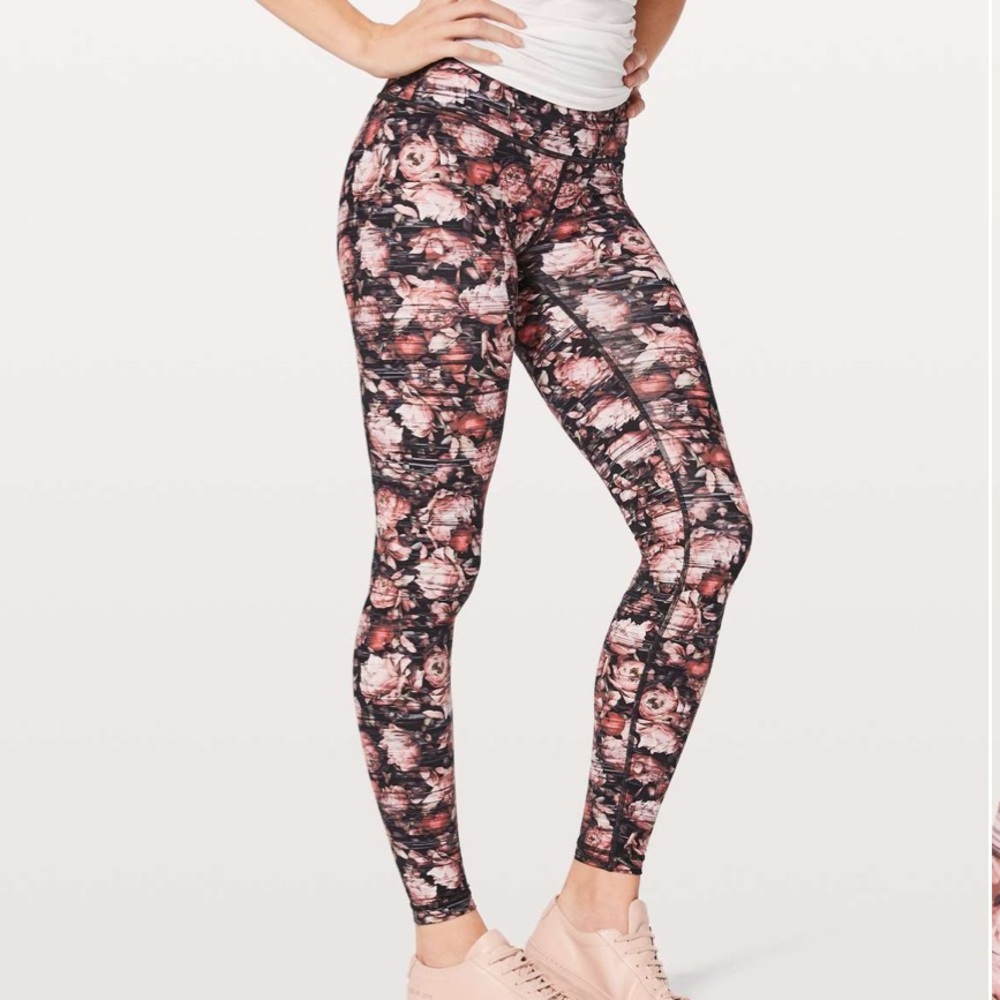 lululemon athletica Floral Print Leggings